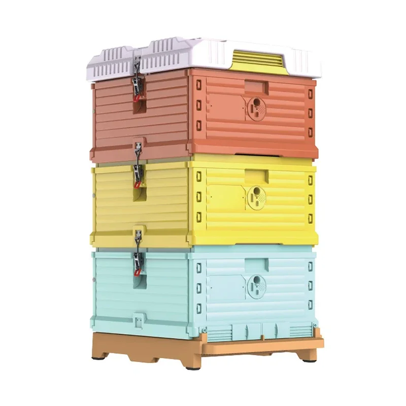 High Quality Plastic Thermo Honey Bee Hive 3 Layers Bee Hive Box For 10-frame Bee Hives For Sale Plastic Beehive/Beekeeping