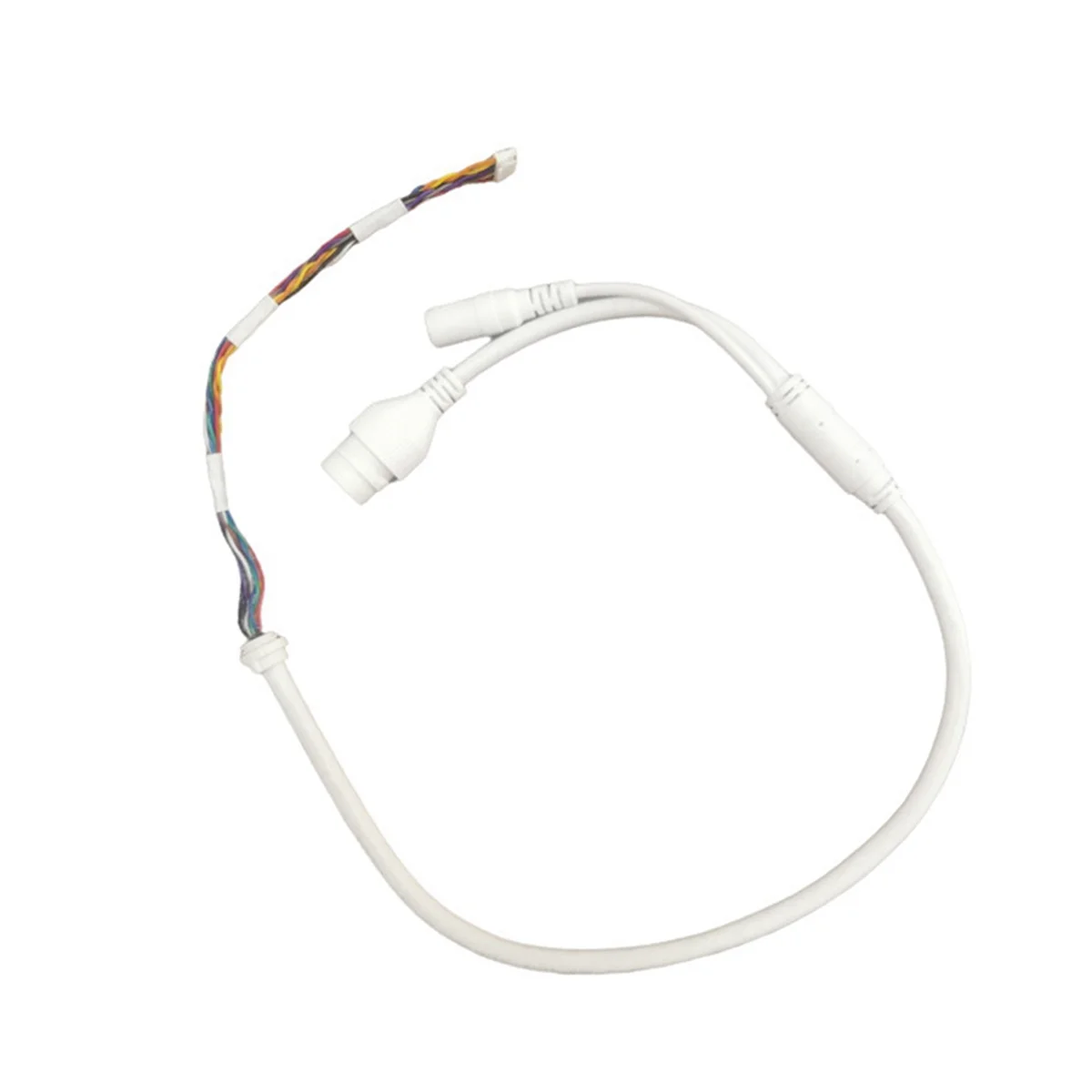 SCLS Ethernet LAN Cable 10 Pin 10 Core PoE RJ45 Network Cable for IP Camera, High-Speed Data Transfer