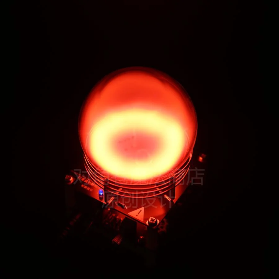 Noble gas glass ball Helium neon argon krypton xenon gas ball plasma ring plasma toroid