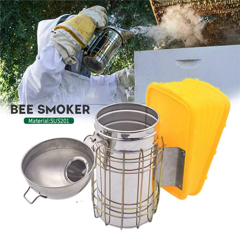 A88E-2X Ape Alveare Macchina per l'appannamento Fumo Fumatore Plastica Blast Board Alveare Telaio a nido d'ape Apicoltura Strumento Accessori