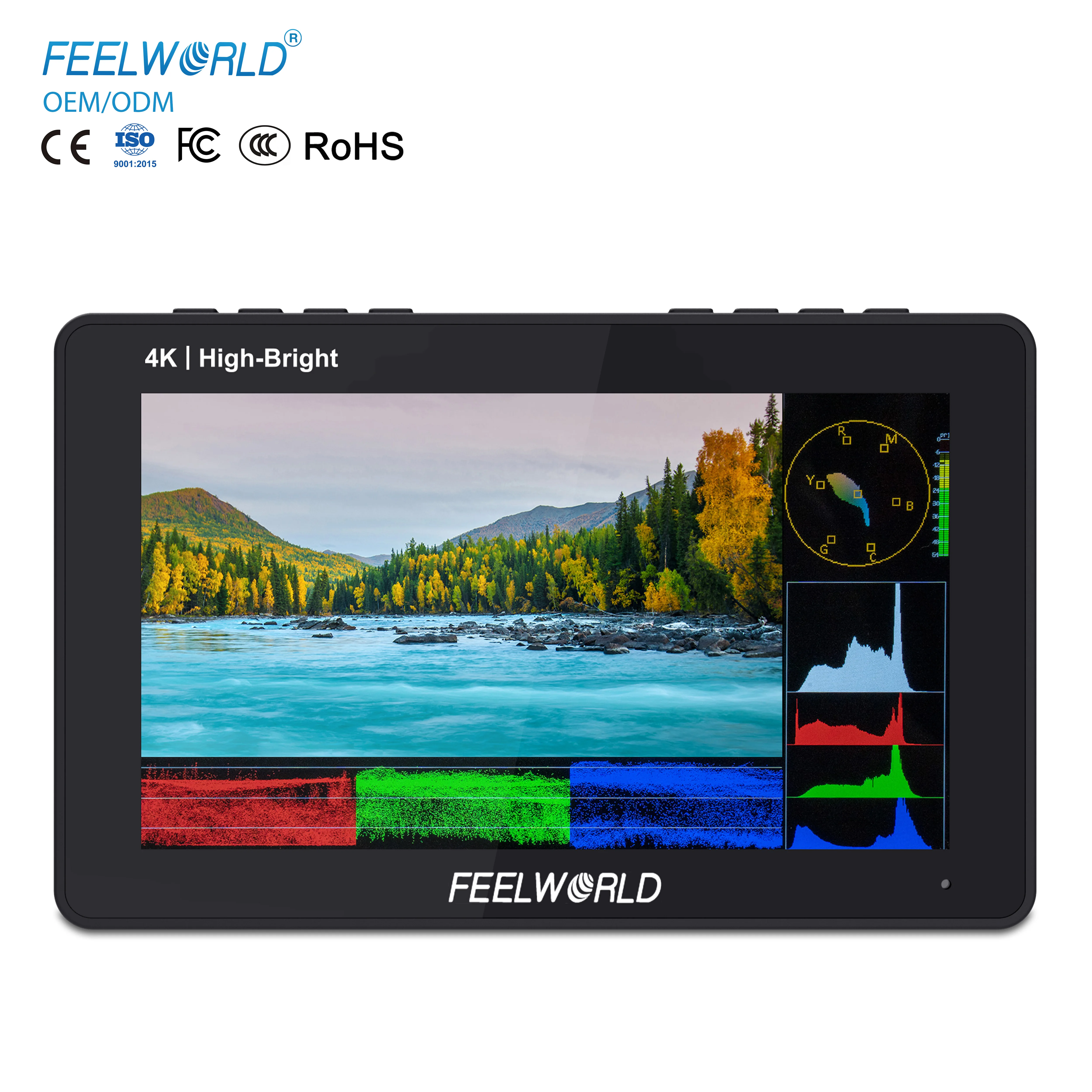 

FEELWORLD F5 PROX Dslr Field Monitor 5.5 Inch 1600nit Touch Screen DSLR Camera Field High Bright Monitor hd Camera Monitor