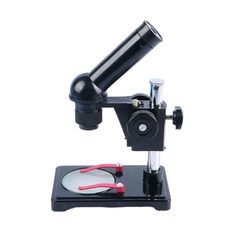 

20x Zoom Laboratory Microscope Magnifier Metal Microscope 55mm Working Distance For Science Lab Biological Experiment H8WD
