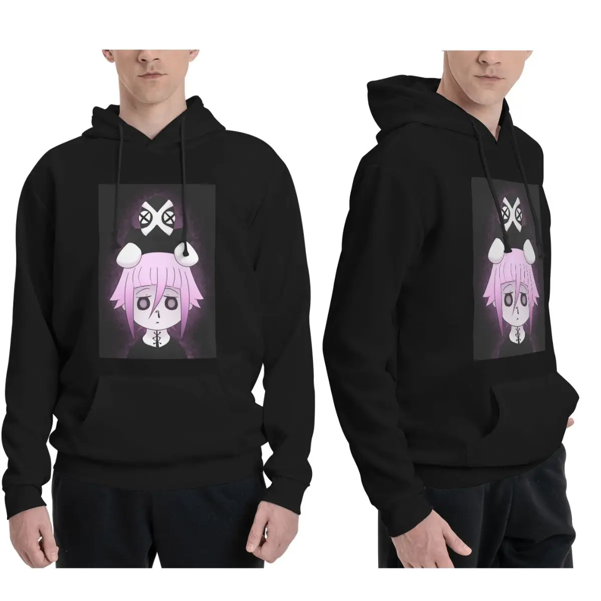 Crona y Ragnarok Soul Eater sudaderas con capucha hombres mujeres Casual pulóver sudadera Hip Hop ropa de calle de manga larga Otoño Invierno