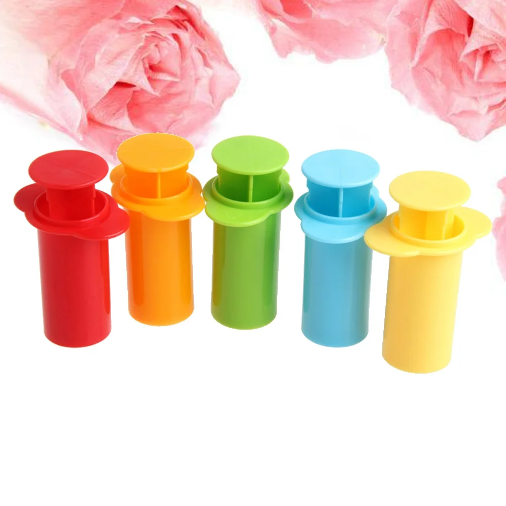 5-teiliges Teig-Ton-Werkzeug-Set, kreatives Spielen, leicht zu greifendes Set, DIY, verschiedene Designs, Farbe, perfekt für den Einsatz im Klassenzimmer für Kinder