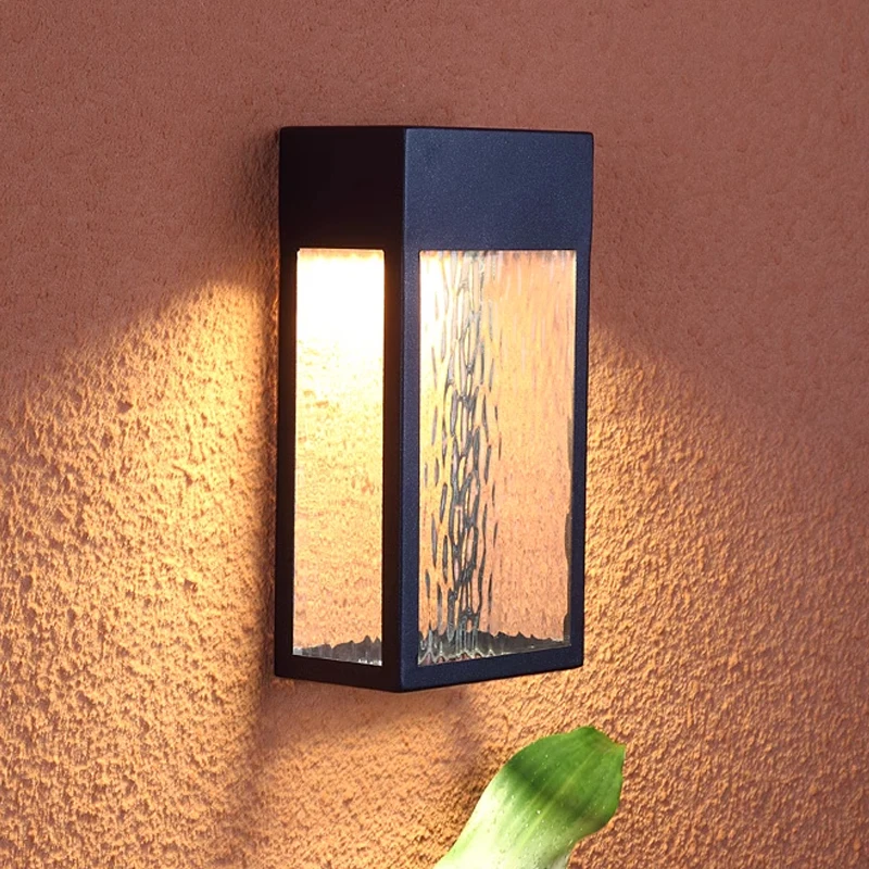 

Outdoor waterproof wall lamp modern and simple induction light for the entrance door villa outdoor garden wall lamp balcony