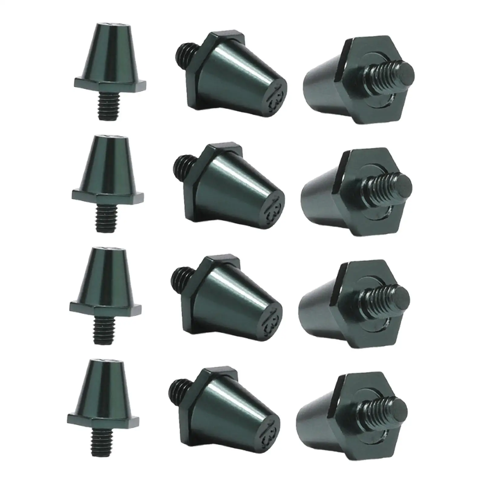 12 قطعة من حذاء كرة القدم ذو المسامير البديلة المحمول القوي لكرة القدم