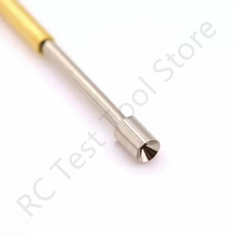 

20/100PCS Spring Test Probe P100-A3 80g Force For Test Circuit Board Test Pin P100-A 33.35mm Pogo Pin Nickel-Plated Head 1.80mm