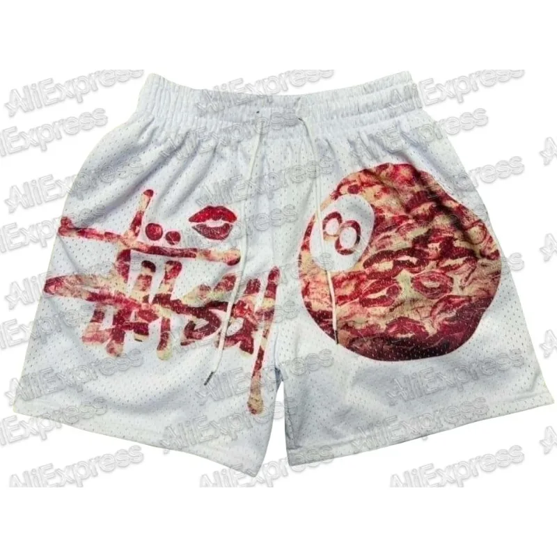 

SUMMER NOVELTY 2025, Men's Quick-drying Shorts Size 8 Printed Pocket Shorts, Comfortable, Casual and Breathable Y2K Shorts moto