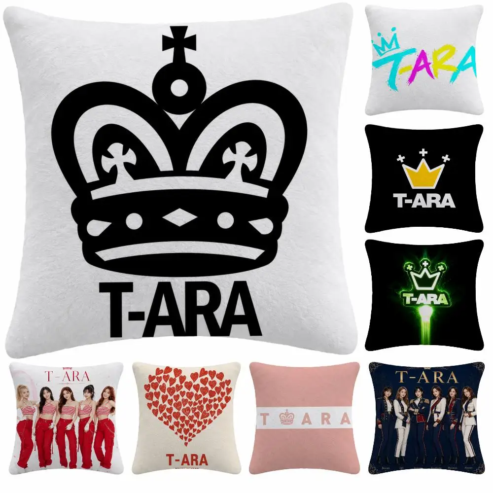 Music K-Pop T-T-ARA Cushion Cover Soft Plush Decorative Sofa Bedroom Living Room Car Dorm Home Decor Gift