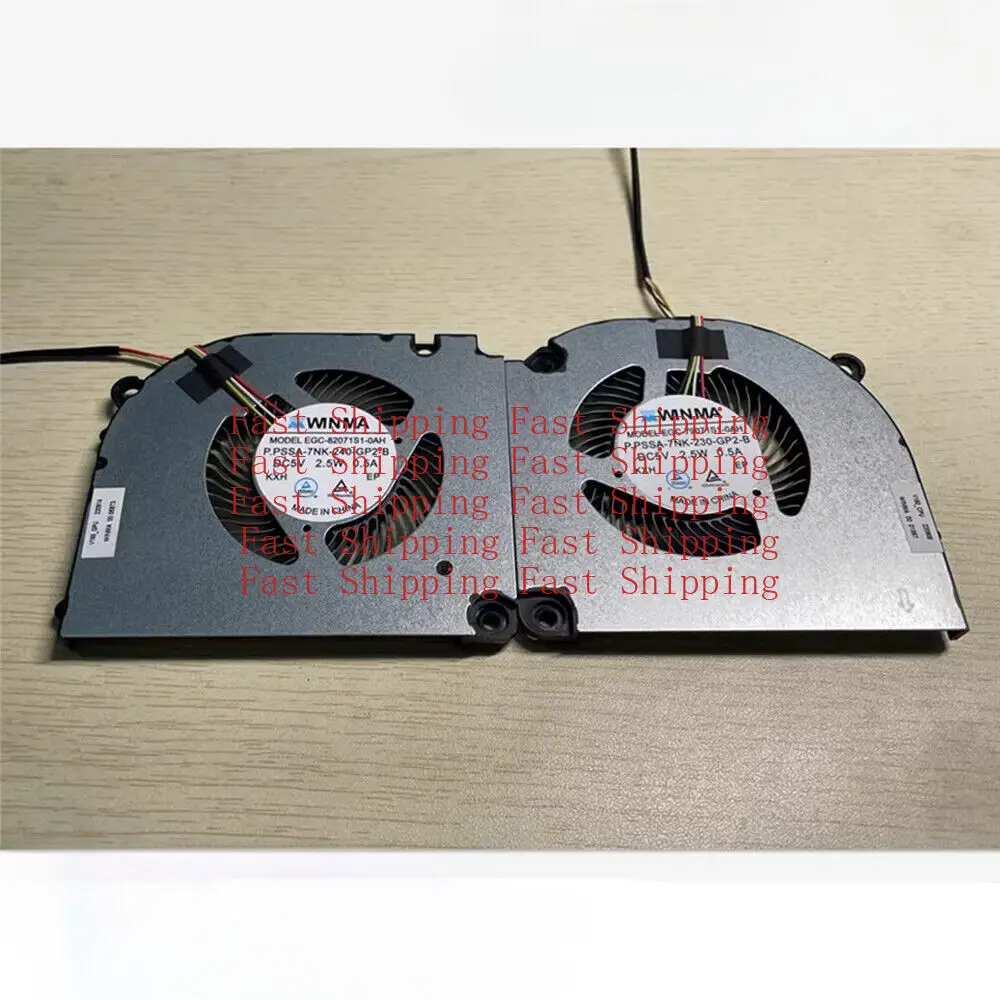 A=Original for Hasee EGC-82071S1-0AH EGC-79071S1-0AH COOLING FAN R+L
