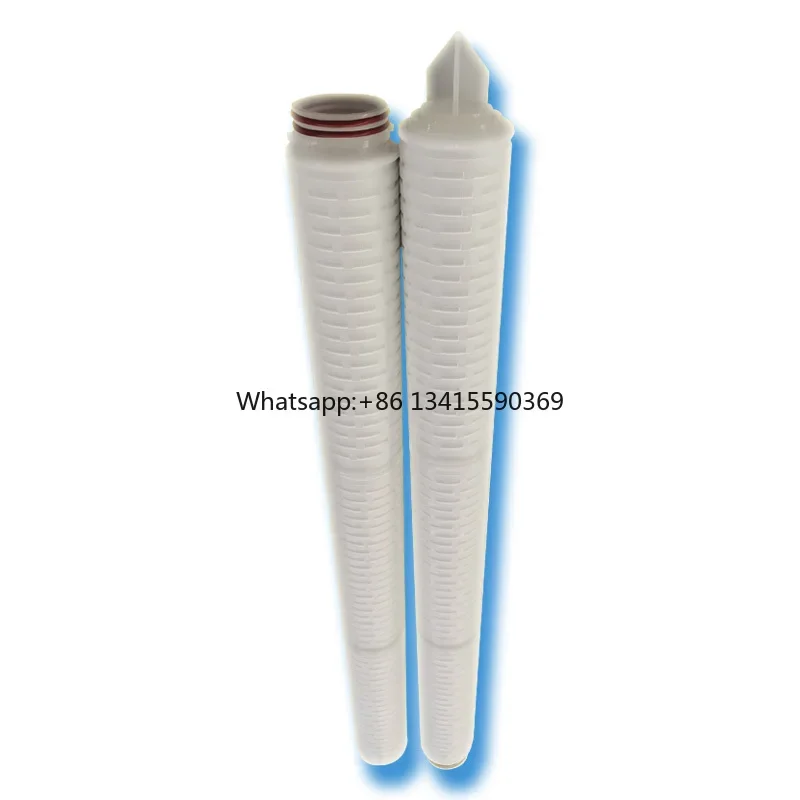 

10 Inch High-Flow Water Filter Cartridge 5 Micron PP Pleated Depth Filter for Home Use and Hotel Water Filtration