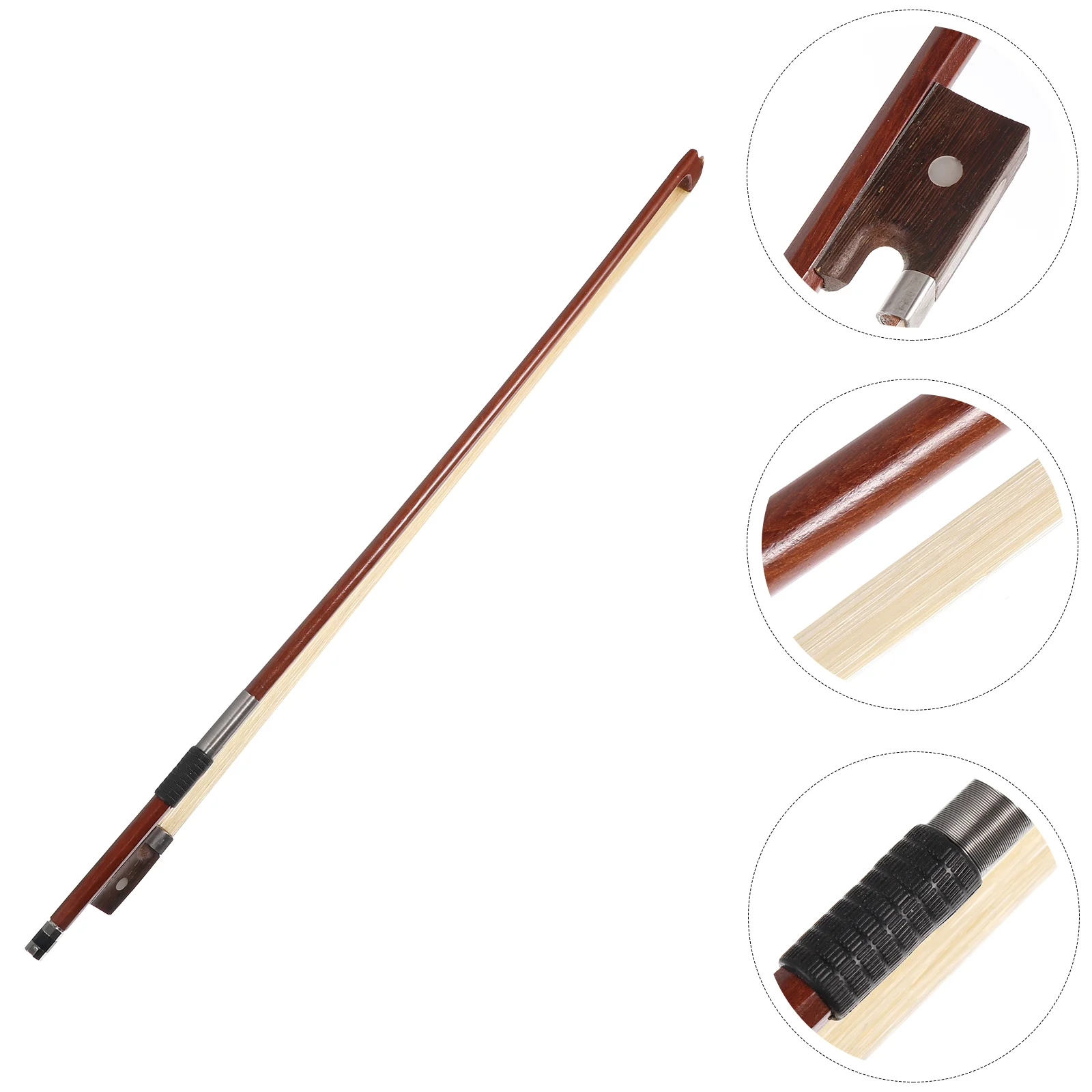 Violin Hair Accessory Well Balanced Music Practice Instrument Red Sandalwood 1/8 Child