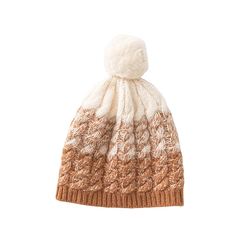 trendy-100-wool-knit-beanie-hat-top-pom-soft-warm-winter-skull-cap-solid-color-women-fashion-outdoor-classic-fluffy