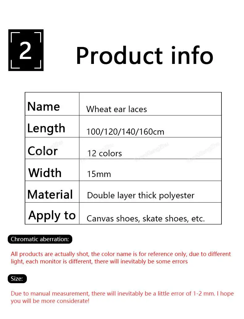 100 cm flache Schnürsenkel, rutschfest, verschleißfest, aus reiner Baumwolle, für Damen und Herren, für Sneaker, Schuhzubehör, Schnürsenkel – Detail 6