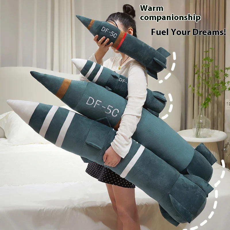 

Secure Feeling Dongfeng5c Missile Plush Pillow Cute Furry Toy For Best Friend Gift Soft Snuggly Animal Plushie For Buddies