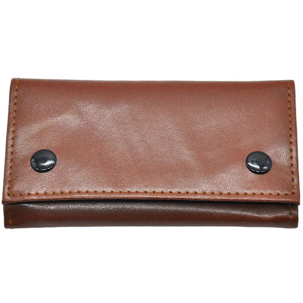 Portable PU Leather Smoking Storage Wallet Tobacco Pouch Cigarette Pipe Rolling Paper Holder Carry Bag Case - view 4