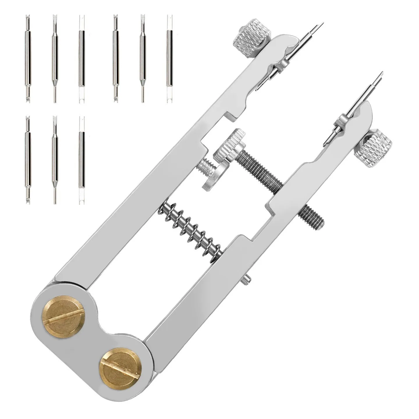 Nova pulseira de remoção de metal substituição alicate de barra de mola em forma de u universal removedor de pulseira de relógio eixo de mola ferramentas de reparo de relógio