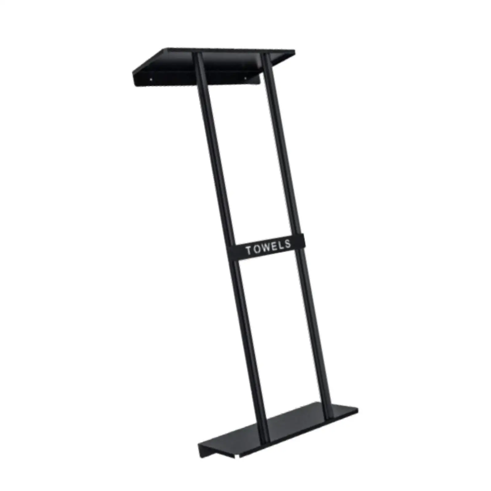 

Wall Mounted Bath Towel Holder Towel Rack, with Shelf Black Iron Towel Storage Rolled Towels Organizer for RV Camping SPA