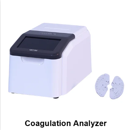 Pushkang MC100 อัตโนมัติแบบพกพา Coagulation Analyzer POCT Analyzer สําหรับ Lab PT/APTT/TT/FIB/D Dimer