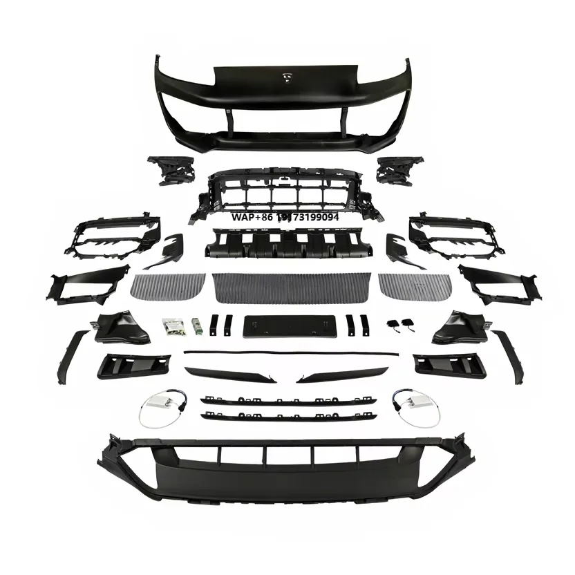 

KM for 957 2007-2010 9Y0.2 TubroGT Front Bumper Assembly-Polypropylene Unpainted Black Professional Install