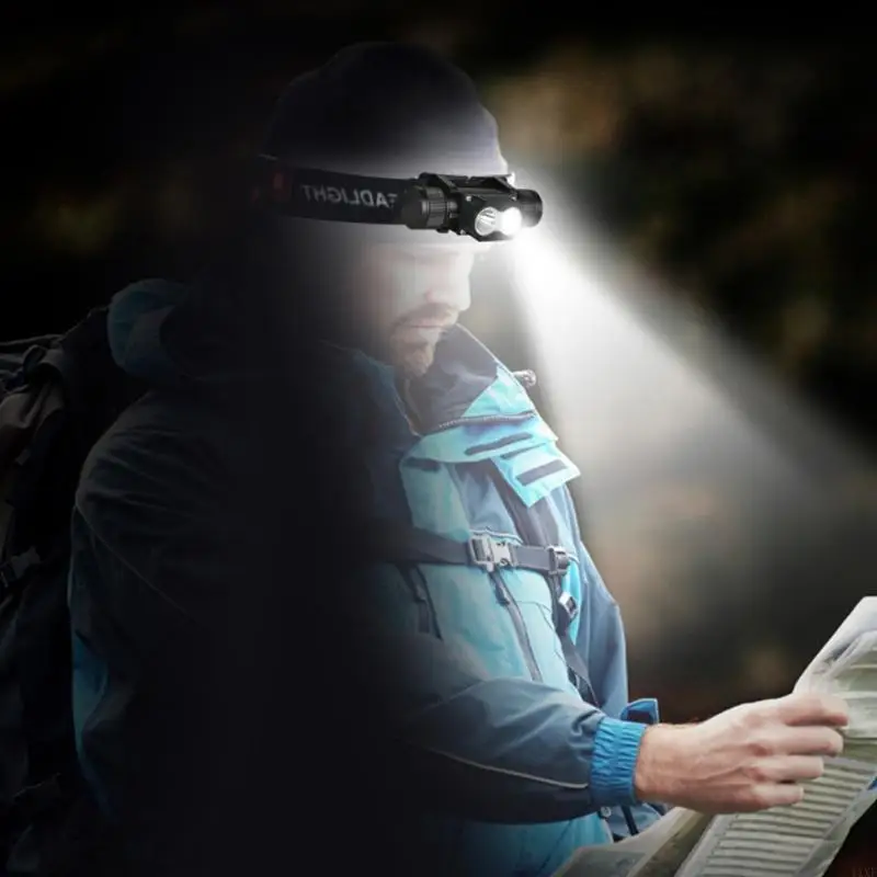 Rechargeable Headlamps Waterproofed LED Headlamps Powerful LED Headlamps for Outdoor Lover and