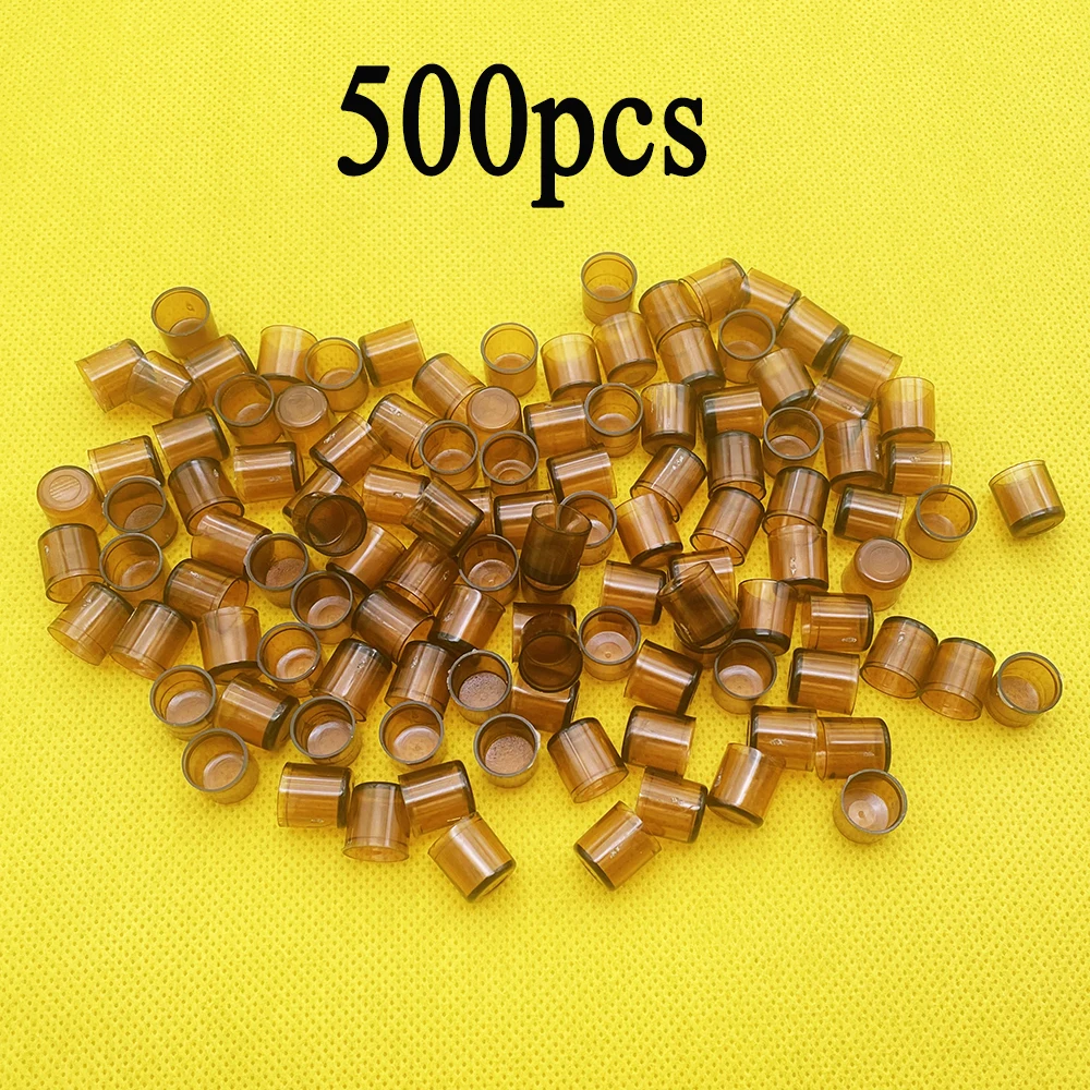 

500PCS Beekeeping Queen Rearing Plastic Brown Cell Cup Virgin Worm Larva For Apis Mellifera Bee Farm Tool Apiculture Supplies