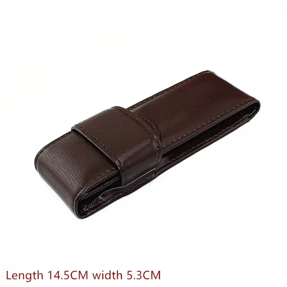 

Roller Pen Pencil Case Fountain Pen Protective Cover High-grade Black/Coffee/Brown Pen Bag Pouch Holder Waterproof Leather