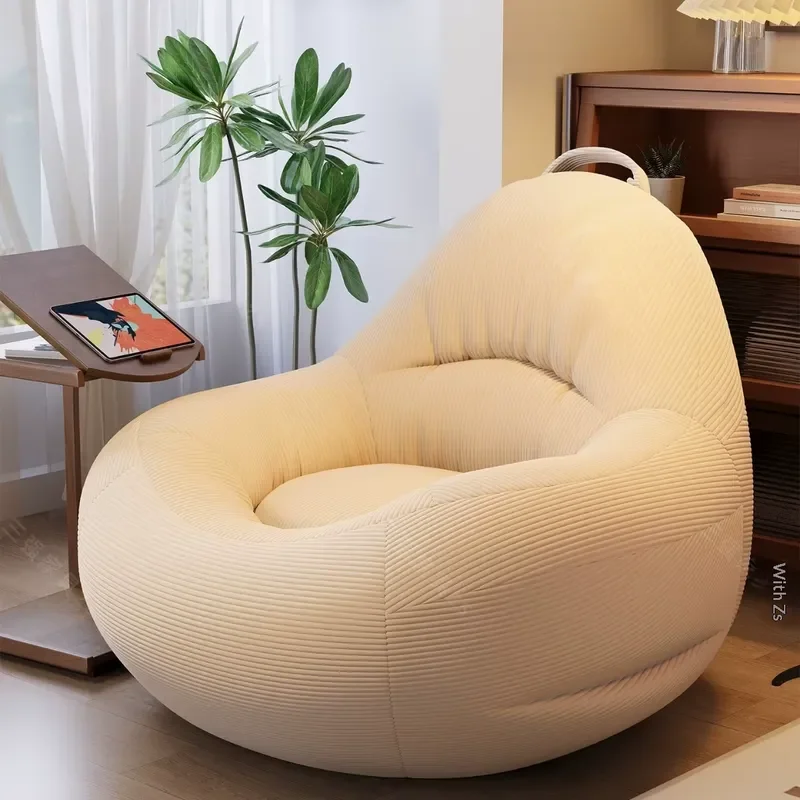 Lazy Sofa Nest Chair Balcony Single Small Sofa Bedroom Mini Tatami Seat Children Creative Trend Fabric Bean Bag Chair