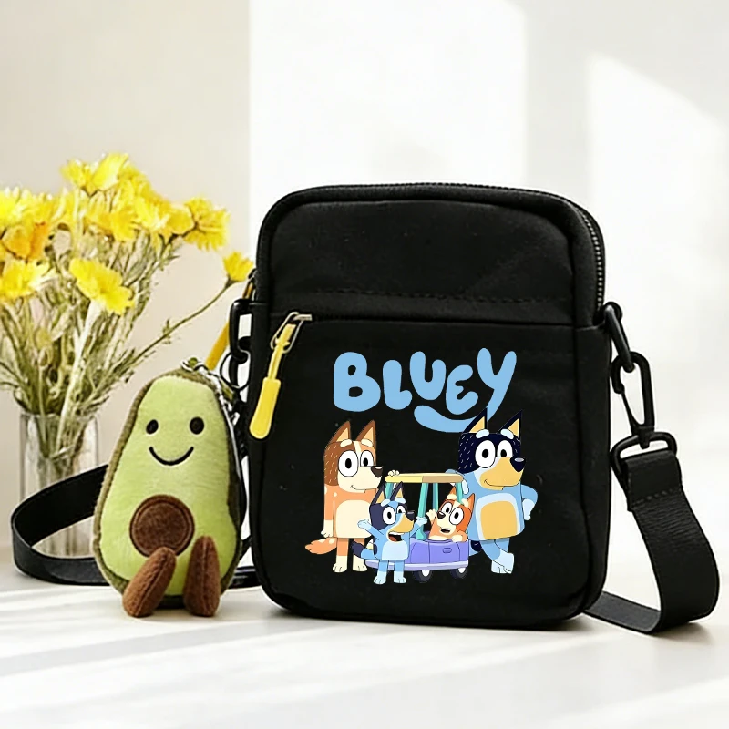 

Blueye Bingo Boy Girl Student School Messager Bag Cute Anime Cartoon Game Small Square Case Travel One Shoulder/Crosbody HandBag