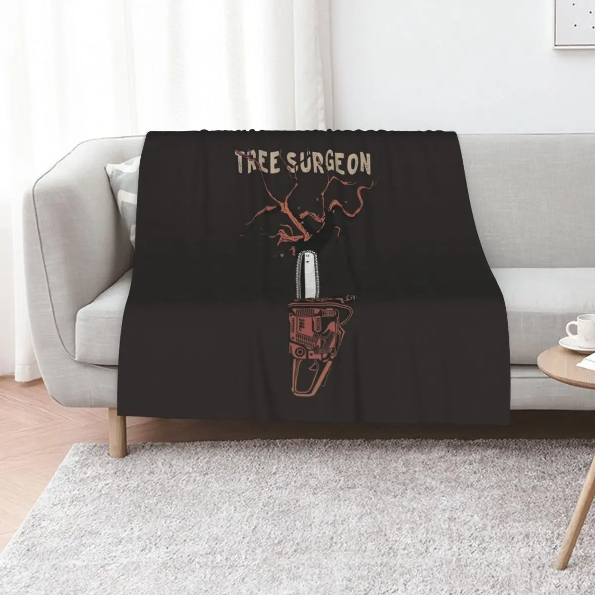 Tree Climber Art Gift For Arborists Throw Blanket Luxury for sofa Comforter Cute Plaid Thins Custom Blankets