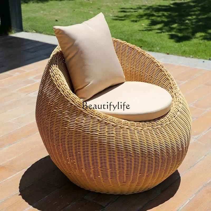 

Outdoor Garden Furniture Sets Courtyard Terrace Sofa Chair Table Set Leisure Homestay Balcony PE Rattan Sofa Combination