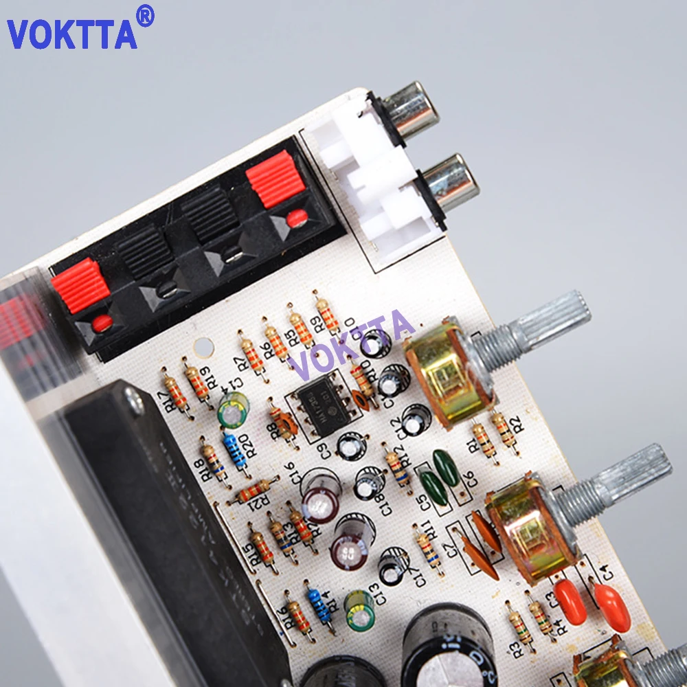 DX-0408 2.0 Channel Thick Film Series Amplifier Board Digital Audio Stereo Amplifier Board Stereo Audio High-Power Amplifier