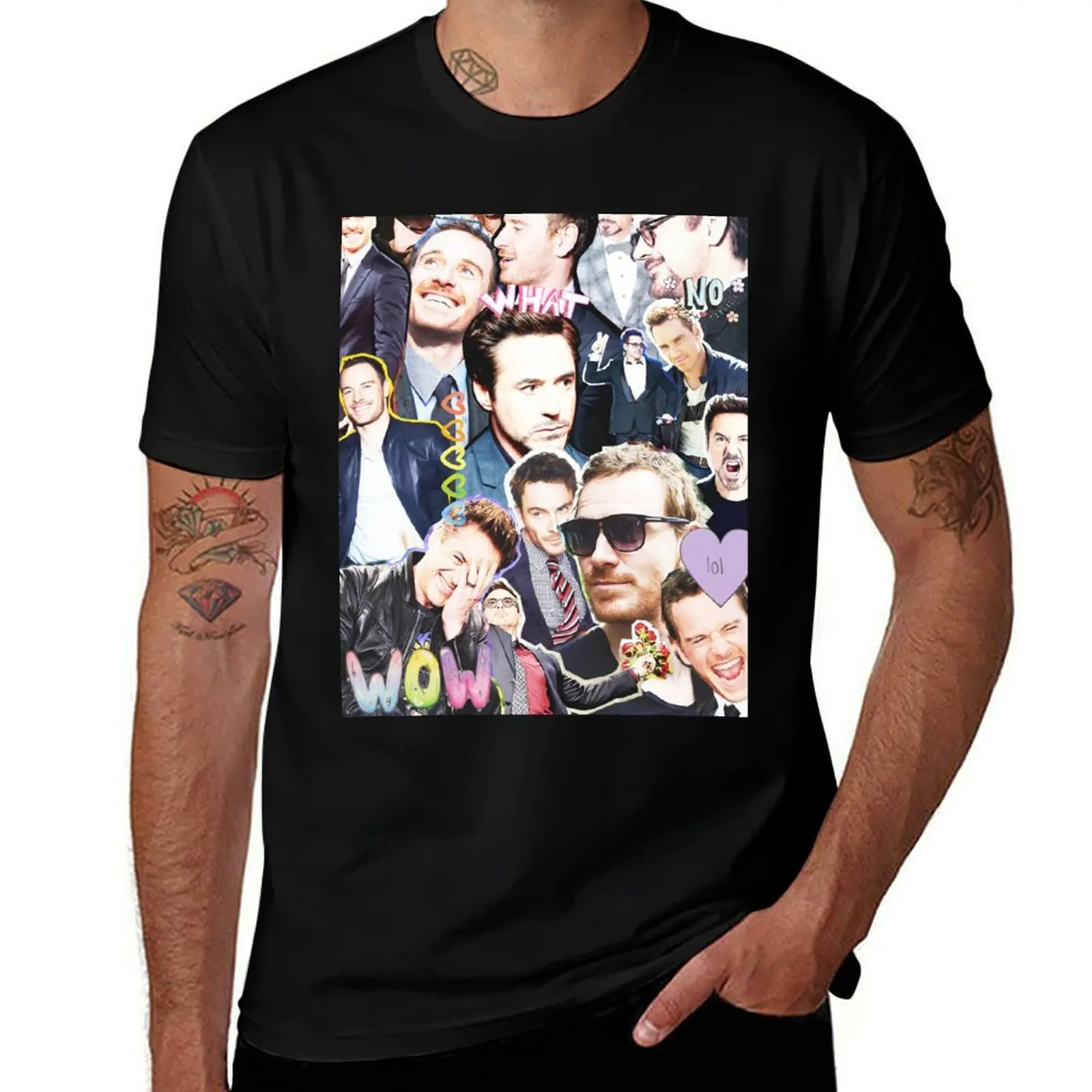 

rdj/fassy collage T-Shirt Plus Size Street Style Tee