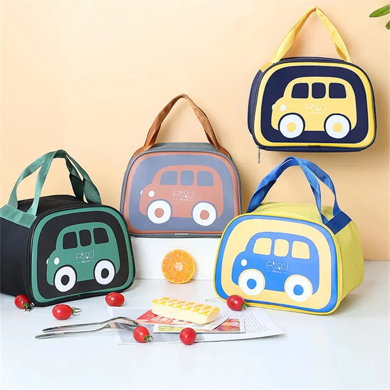 Portable Insulated Thermal Picnic Food Lunch Bag Box Cartoon Tote Food Fresh Cooler Bags Pouch For Women Girl Kids Children Gift