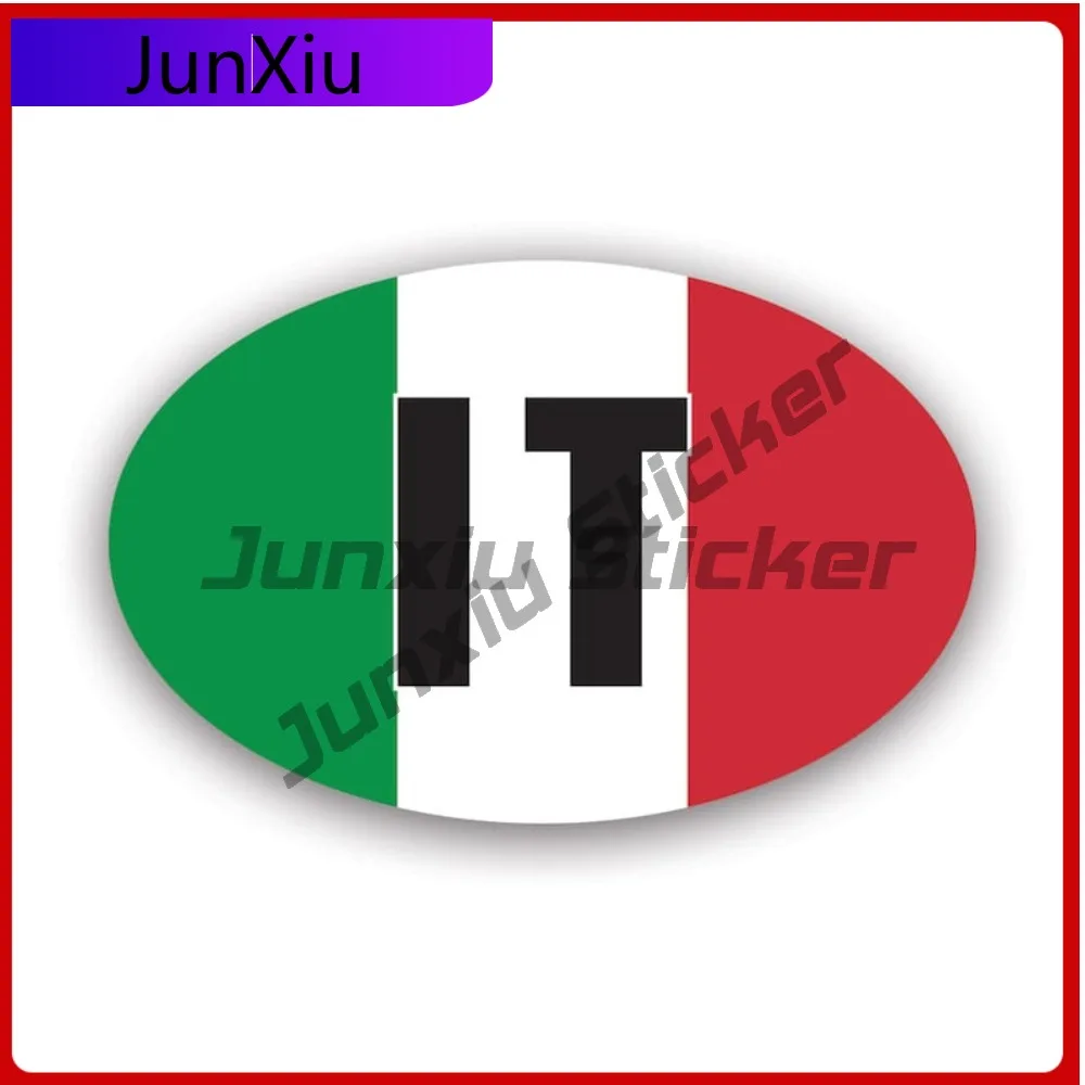 

Italy Oval Sticker Waterproof Outdoor Decals Funny Laptop Waterproof Vinyl Decal For Air Conditioners High Quality Creative Fun