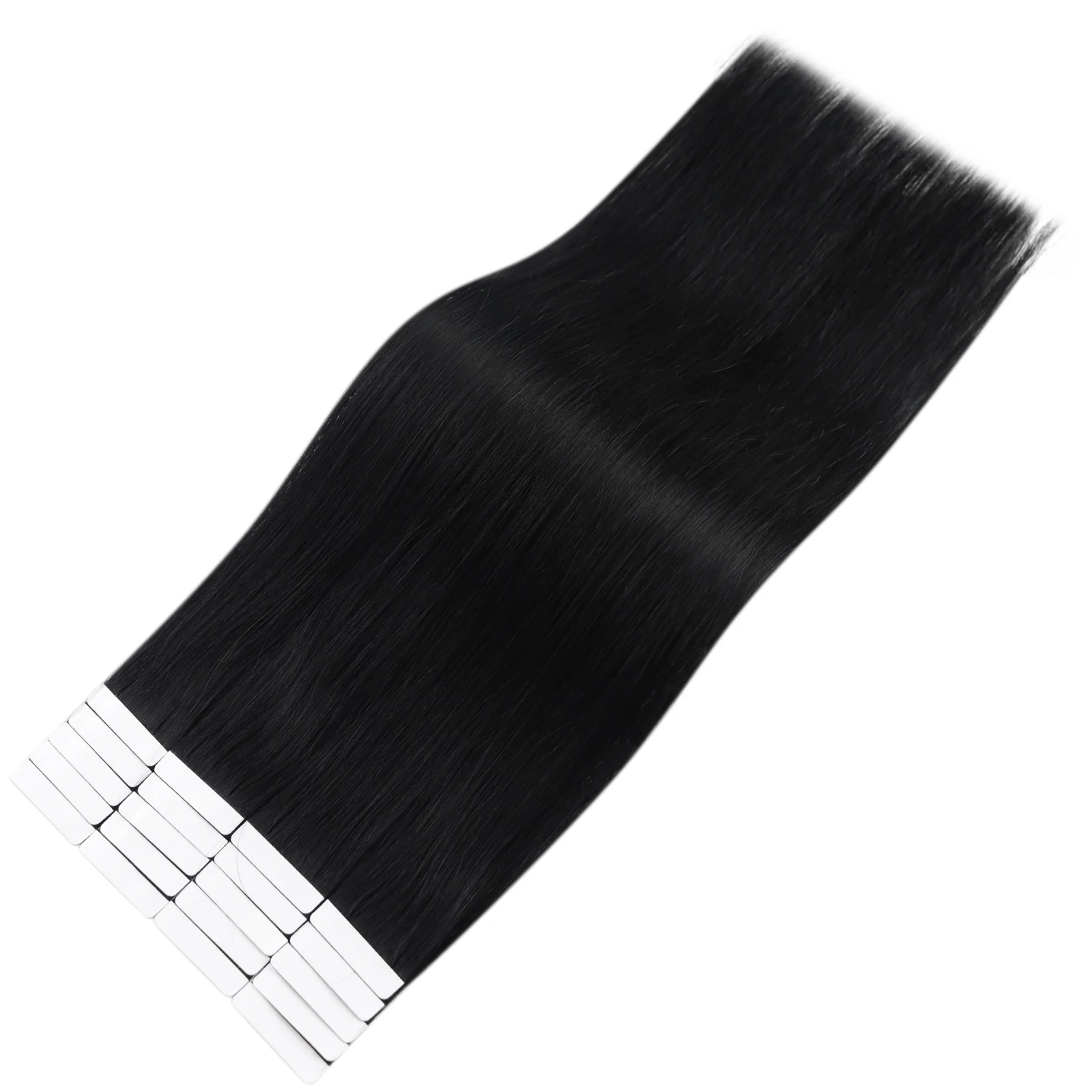 شريط يونج سي في وصلات الشعر اللاصق 100% شعر بشري لتخفيف الشعر 12-24 بوصة 30 جرام-100 جرام