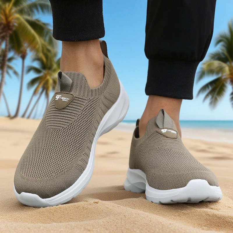 Running Mesh Shoes Fashion Casual Sneakers Outdoor Breathable Athletic Gym Men Tennis Footwear Lightweight Zapatillas De Hombre