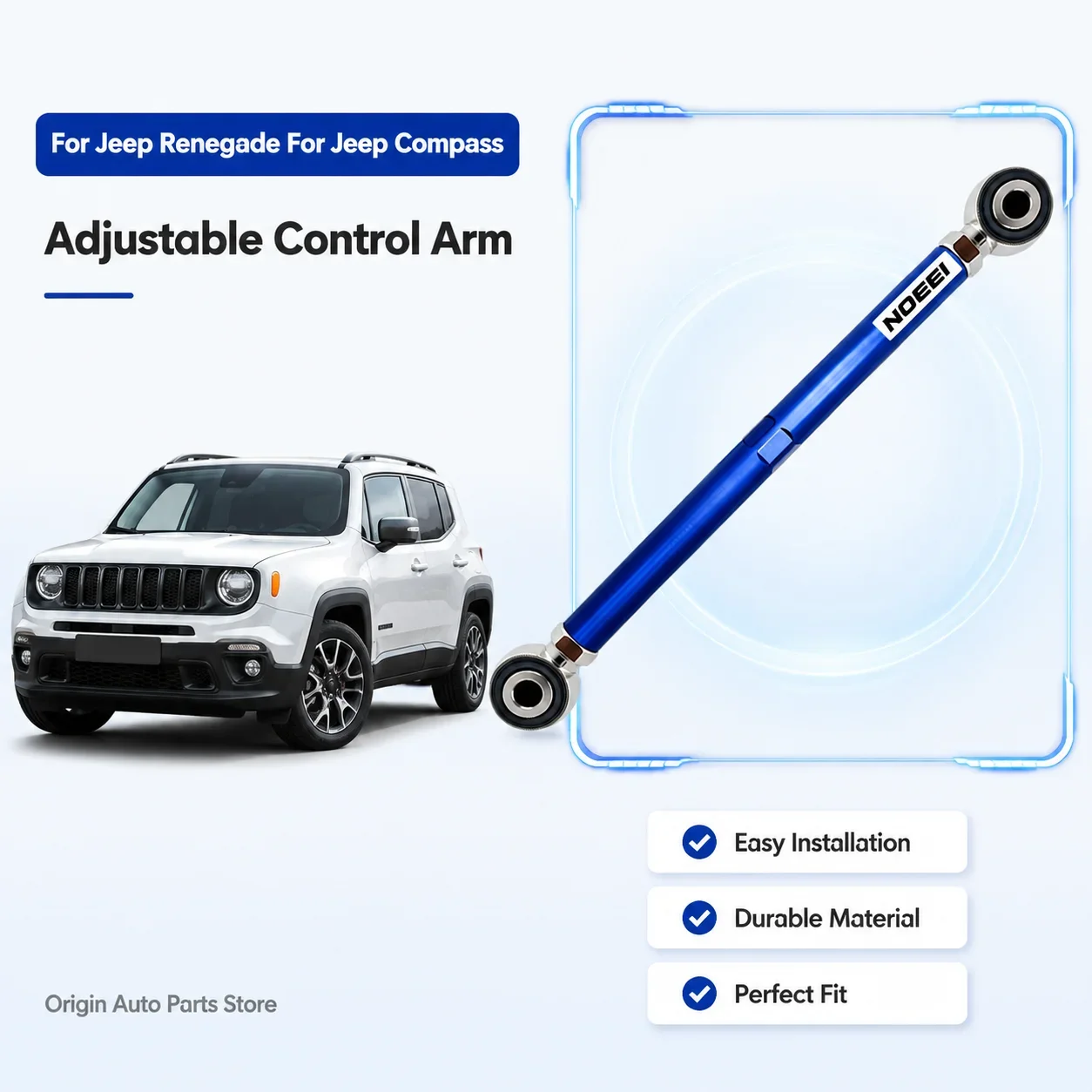 For Jeep Renegade For Jeep Compass Rear Adjustable Control Arm Camber Geometry Suspension Alignment Component Vehicle Fitment