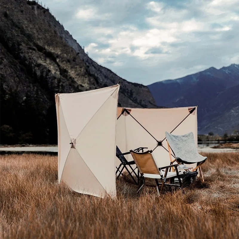 Windshield enclosing camping cotton cloth free of charge portable screen windproof warm windshield array can be sent on