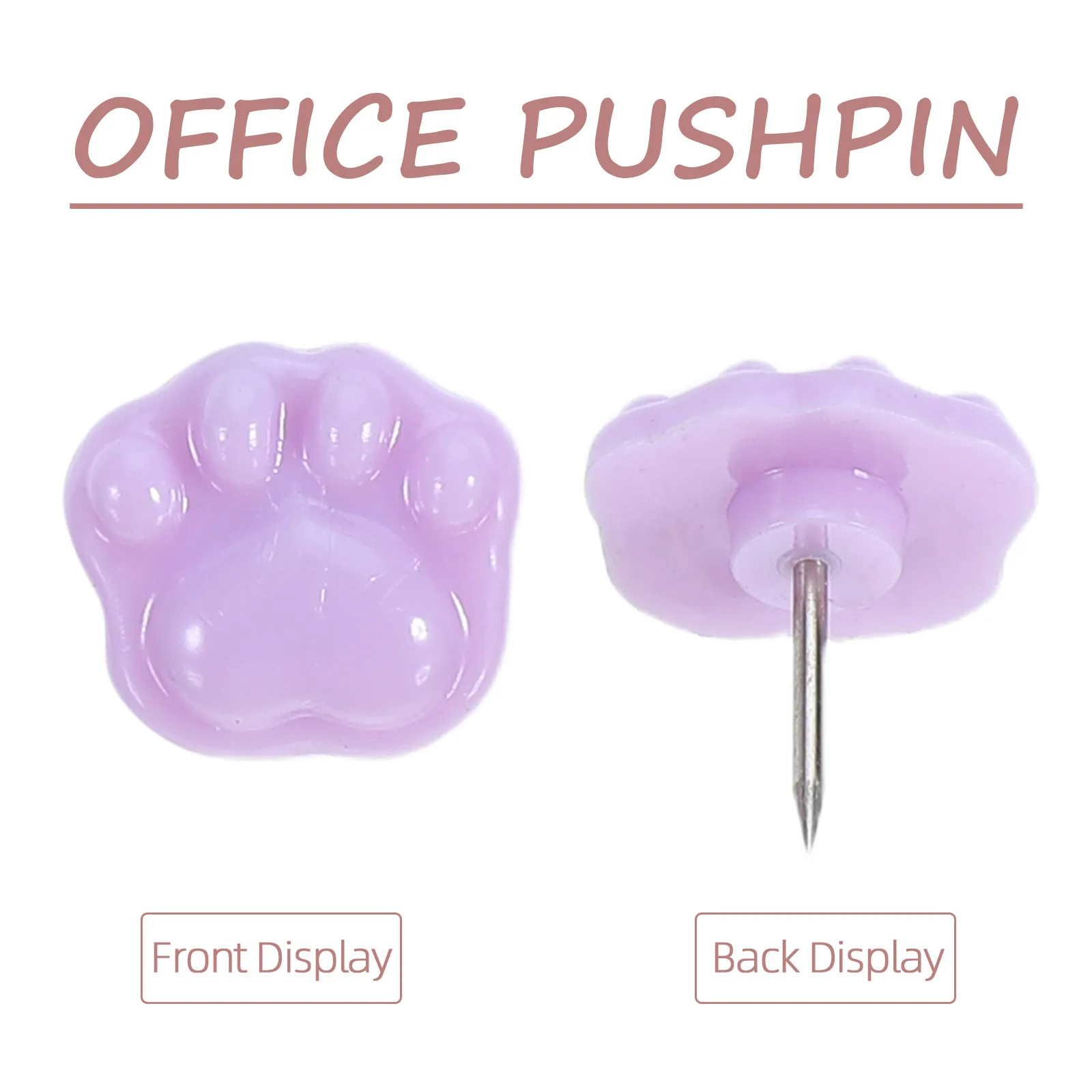 30 قطعة دبابيس دفع مخلب لطيف على شكل مخلب الحيوان مسامير الإبهام لوحة الفلين الزخرفية دفع دبابيس لوحة الإعلانات جدار الفصول الدراسية المدرسية #3