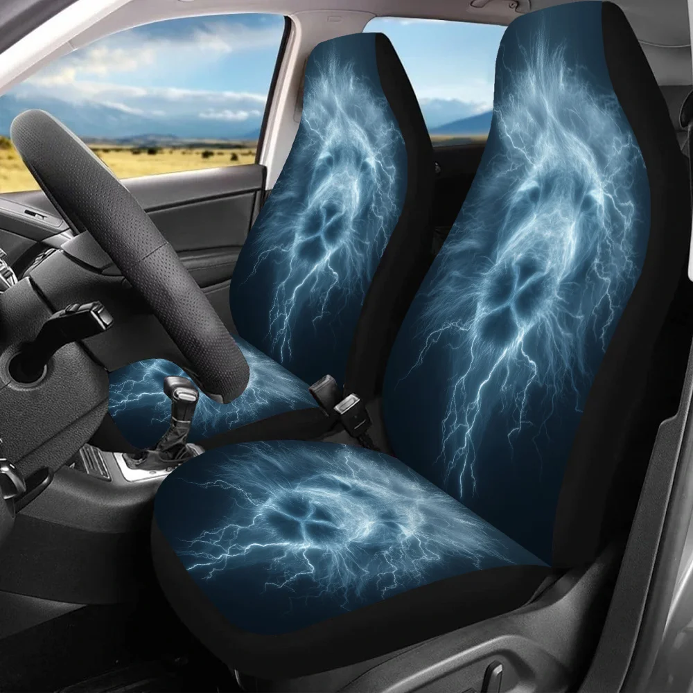 Juego de 2 fundas eléctricas para asientos de coche Lion Aura, aptas para todos, diseñadas como complementos para coches para mujeres, compatibles con varios vehículos