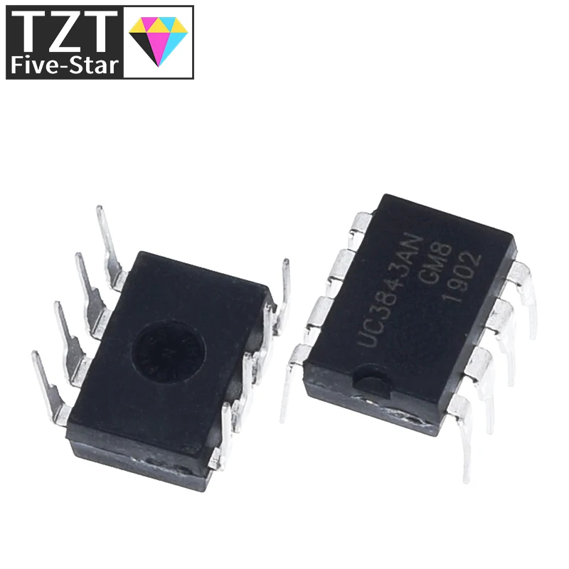 

TZT 10/30pcs UC3843B UC3843BN UC3843AN 3843 for Voltage Regulation Module