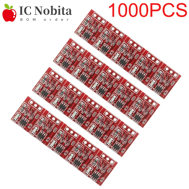 1000PCS TTP223 Touch Button Module Capacitor Type Single Channel Self Locking Touch Switch Sensor New