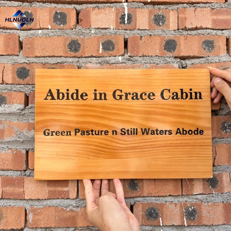 

Personalized Street House Number Outdoor Plaques Custom House Number Plate Laser Cut Wooden Apartment Address Plaque Door Signs