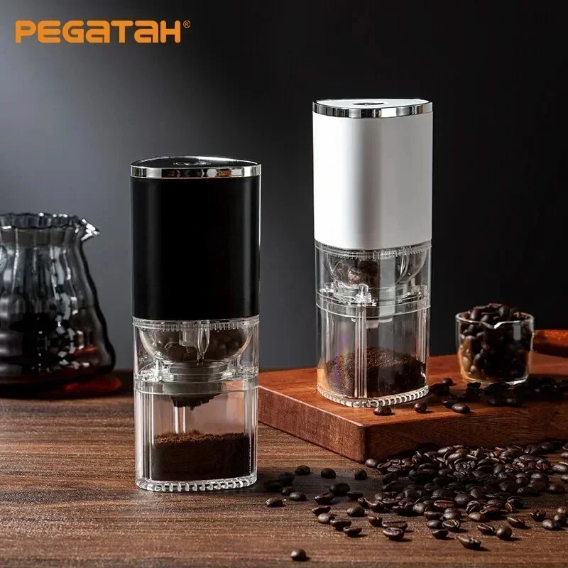 Portable Electric Coffee Grinder Rechargeable Ceramic Grinding Core Office Household Coffee Bean Grinder Grinder Business Trip C