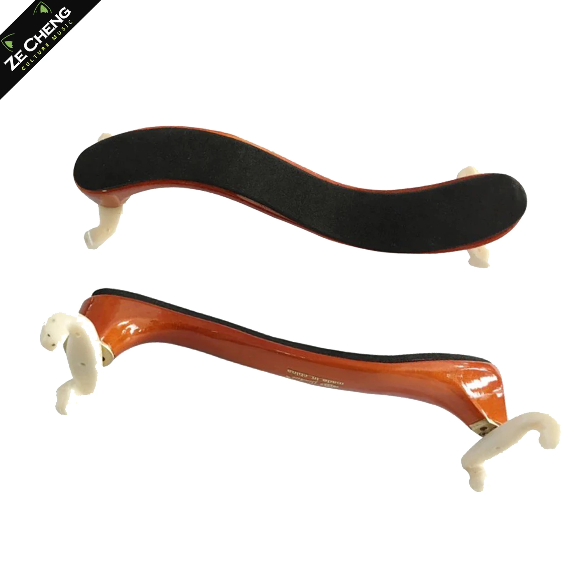 

Exquisite Oil Varnish Maple Violin Shoulder Rest, Full Size Suitable for 4/4 3/4 1/2 1/4 1/8 Shoulder Rest, Professional Violin Parts Adjustable