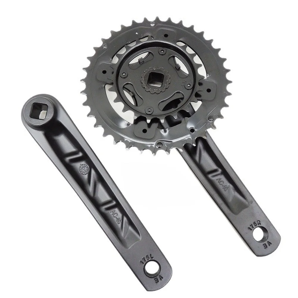 

Комплект шатунов для горного велосипеда 36/22T 175 мм из алюминиевого сплава с стальной звездочкой, совместимый с 8-9-скоростными трансмиссиями.