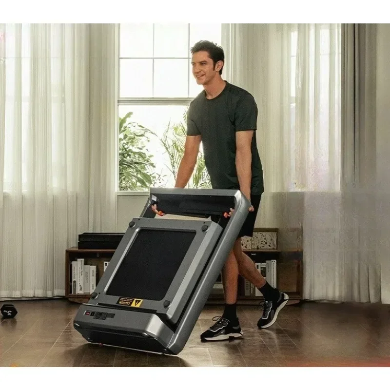 Foldable household small indoor fitness walking machine