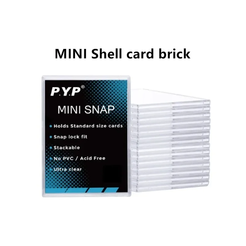

10PCS 50PCS MINI Shell Card Bricks for MTG/MGT/TCG/PKM Card Holder Saint Seiya Naruto My Pony One Piece Card Protecto