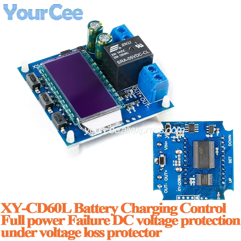 Lead-Acid Lithium Battery Charger Control Module Automatic Charging Overcharge Protection M603 M604 L30A L10A ZK-BC CD60 CD60L